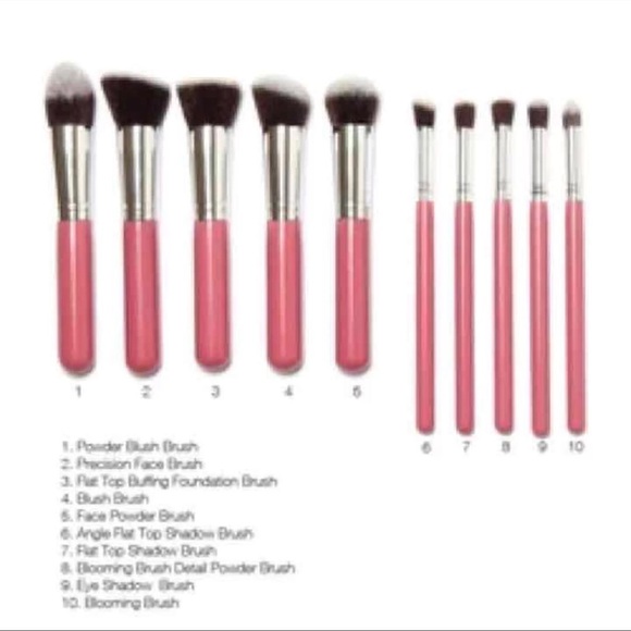 New 10pcs Makeup Brush Set - Picture 2 of 2